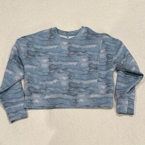 Yogalicious cropped sweatshirt/scuba pullover